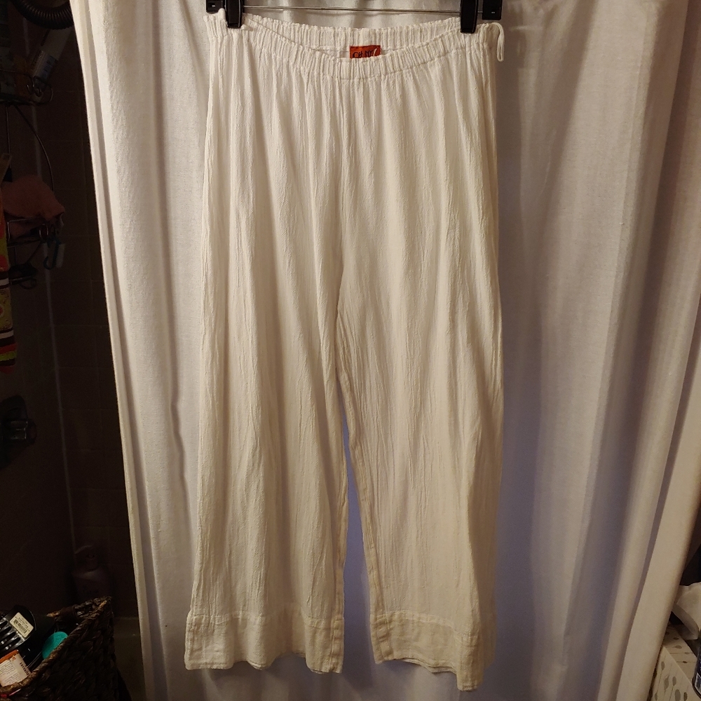 Oh my gauze white pants
